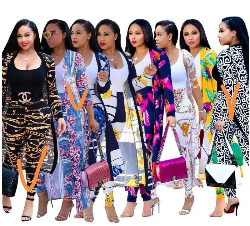 

Summer 2021 Casual Dresses Womens Long Sleeve Plus Size Dresses Tie Dye Leopard Coat Leggings Two Piece Set, Picture shows
