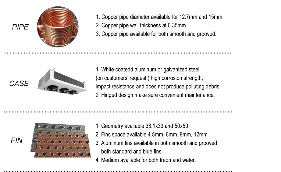Electric Defrosting Air Cooler, DD-120, 380 V - detail 34