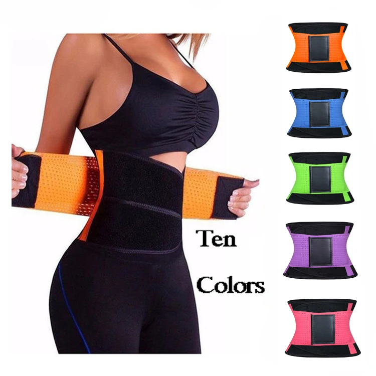 

NANBIN 2021 Solid Waist Trainer Women Corset Neoprene Sweat Belt Tummy Private Label, As shown