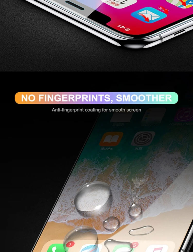 OTAO 9D Protective Tempered Glass On For iphone 11 pro MAX XS XR X Screen Protector De Tela For iphone 8 7 6 6S Plus Phone Film