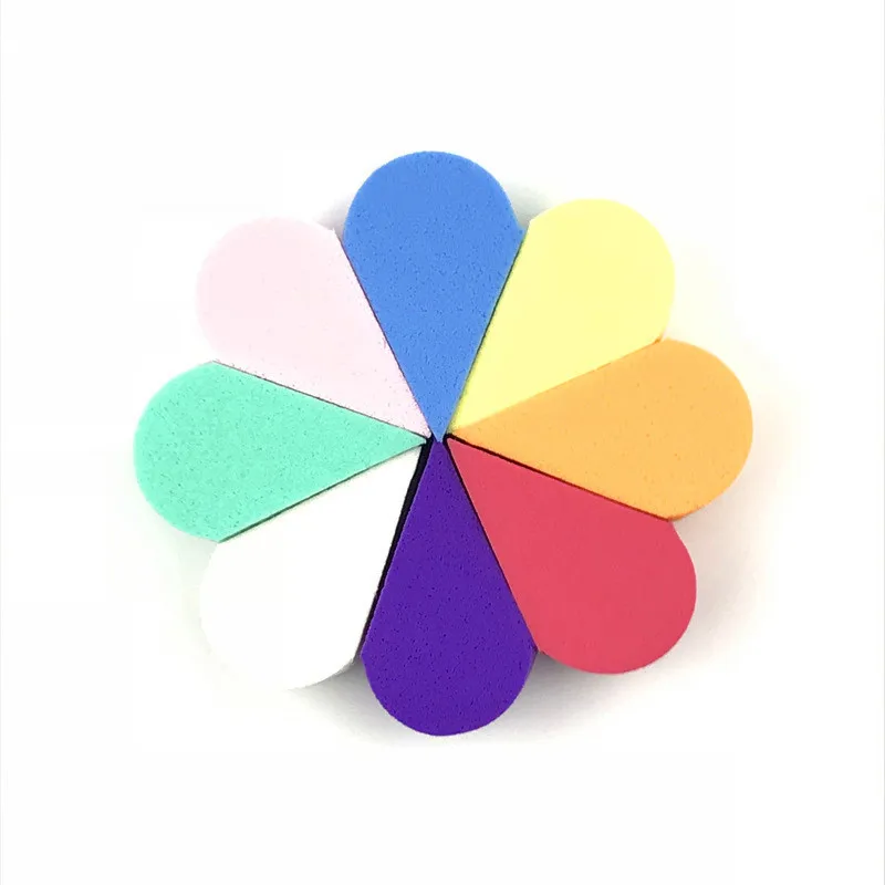 

8Pcs/Set Triangle Shaped Candy Color Soft Magic Face Cleaning Pad Cosmetic Puff Cleansing Sponge Wash Face Makeup Tools