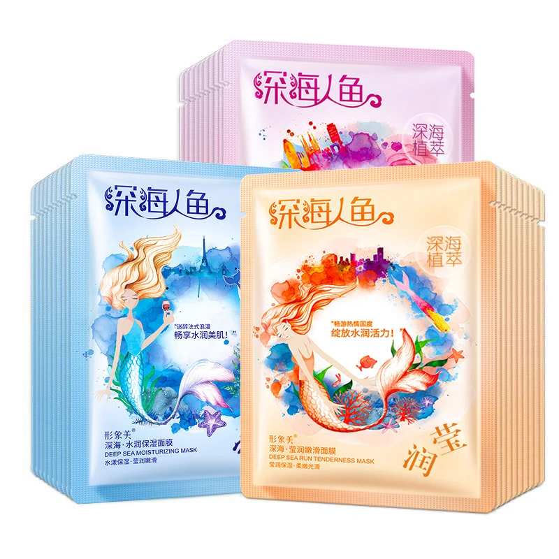 

OEM led custom collagen crystal silk beauty skin care sheet private label facial mask