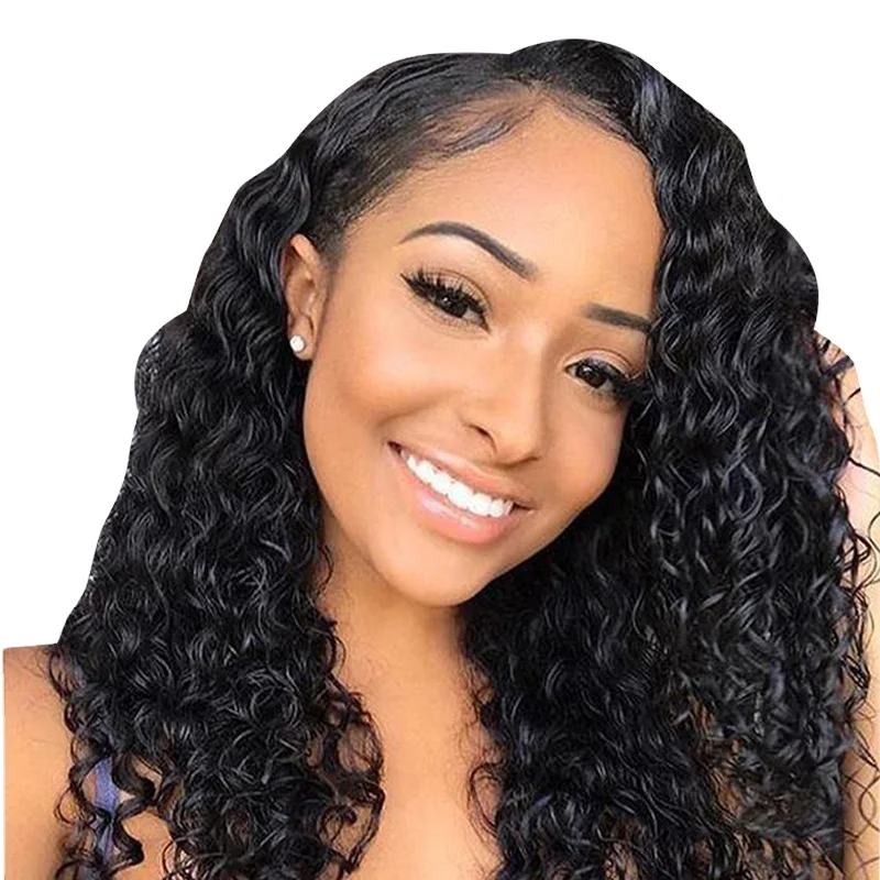 

African small curly hair female black tube hand curl wave short curly hair twisted chemical fiber hair wig headgear