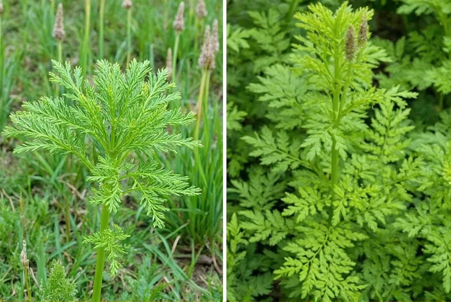 Wild chervil growing outdoors
