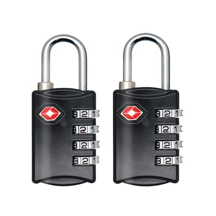 

TSA309 Zinc Alloy 4 digital combination padlock Traveling TSA Customs Password Lock