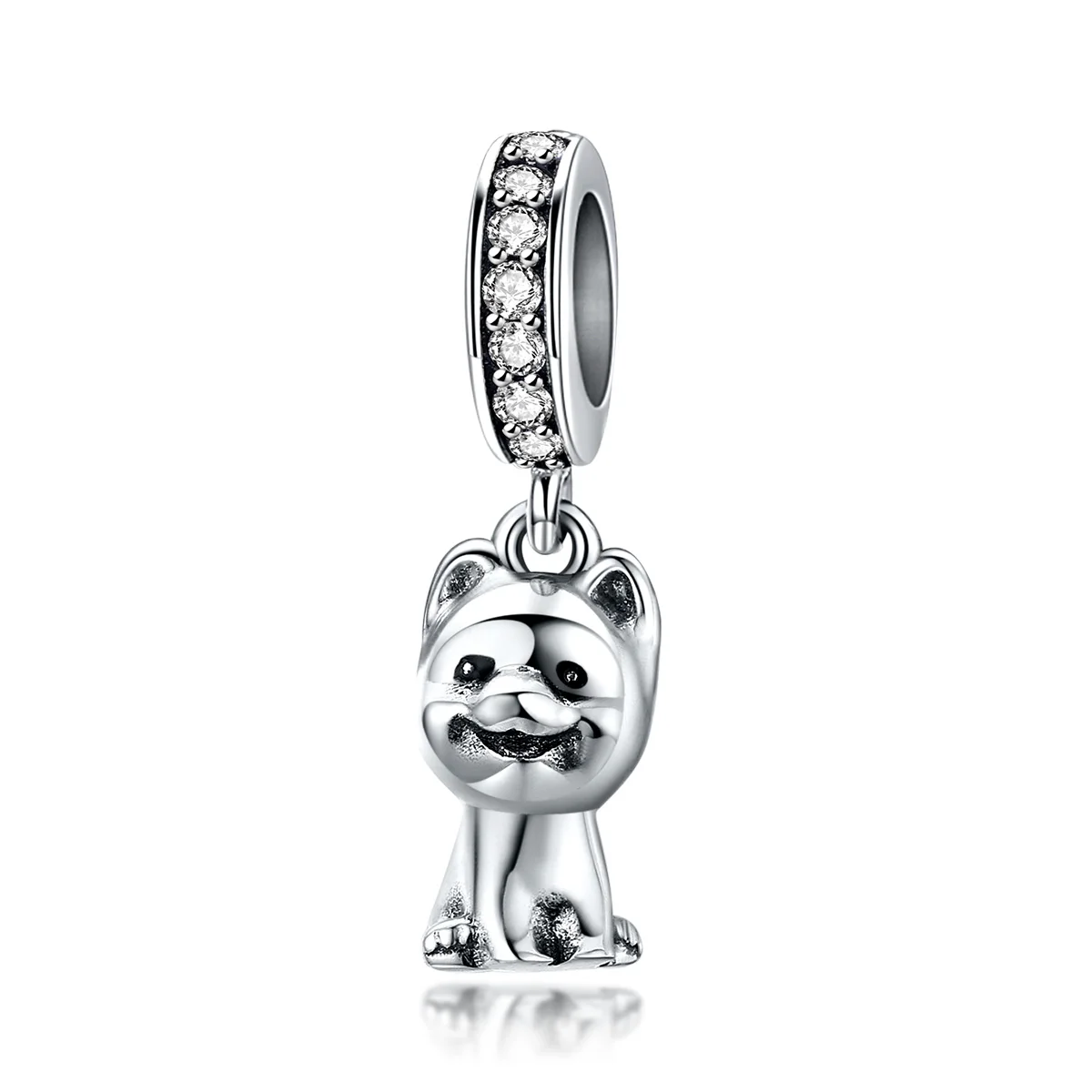 

Pomeranian Pet Dog Pendant for Bracelet and Necklace 925 Sterling Silver Charm Fit Women Jewelry Making Jewelry