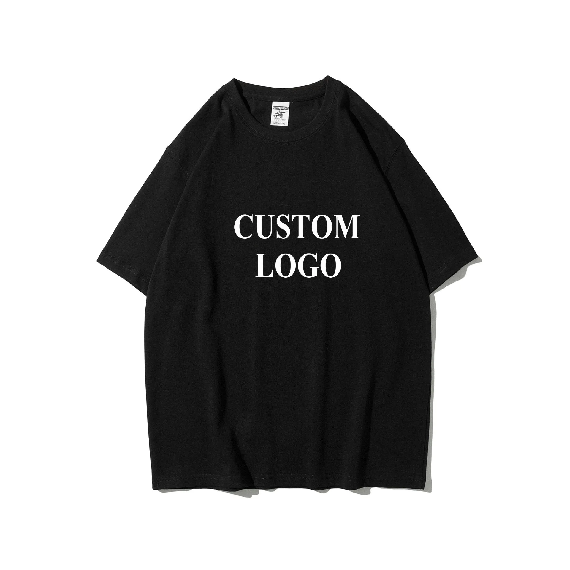 

280g Wholesale Hip Hop Unisex Heavy Plain Oversized Tshirt Custom Print Tshirts Cotton