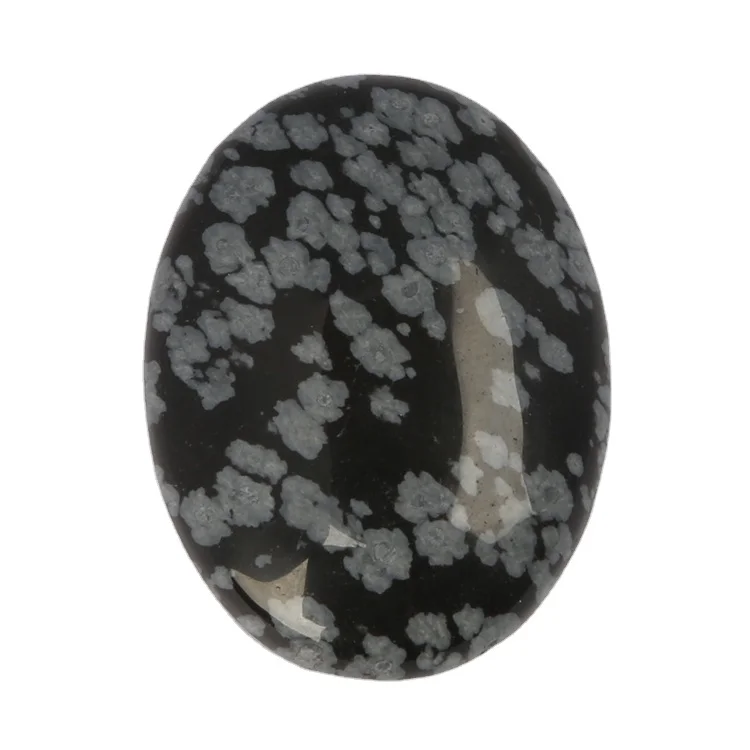 

XuQian Wholesale Beautiful Snowflake Obsidian for Jewelry Making