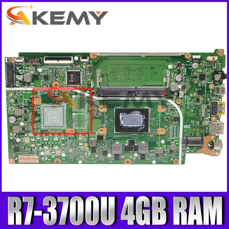 

Akemy For ASUS VivoBook 15 X512DA F512D X512DA-SS3505T Laotop Mainboard X512DA Motherboard free shipping W/ R7-3700U CPU 4GB RAM