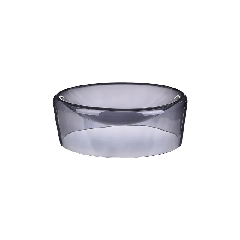 

Custom Made Decorative Colored Borosilicate Glass Fruit Bowl for Kitchen, Customized color