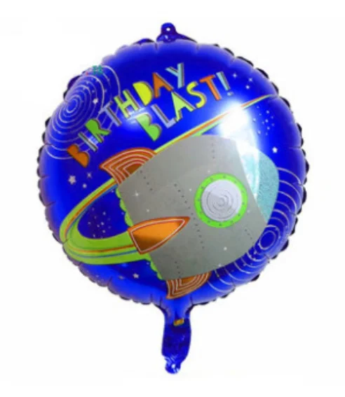 

18inch Mini Space Astronaut Airplane Rocket Balloon Wedding baby birthday party Decor kids ballon Globos cosmos, Colorful