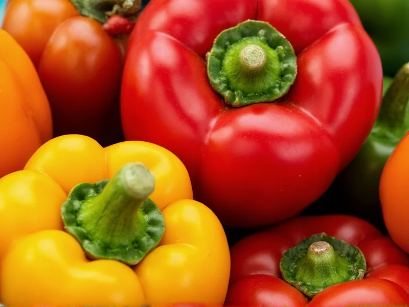 Red Bell Peppers Are the Sweetest Common Variety