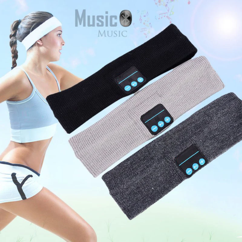 

Sleep Headband Headphones, Laudtec Yoga Running Sports Wireless Stereo Music Phone Calls Rechargeable Headphones Headband//