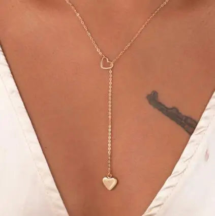 

New Fashion Necklace Trend Jewelry Link Heart Necklace for Women