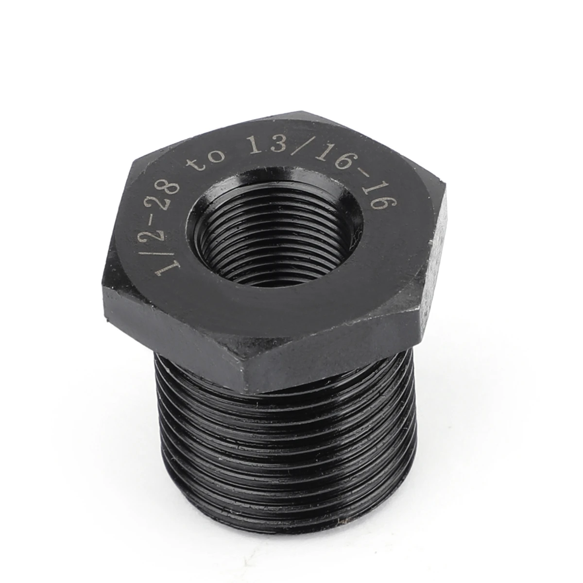 

Areyourshop 1/2-28 To 13/16-16 Oil Filter Threaded Adapter Stronger Than Aluminum, Black