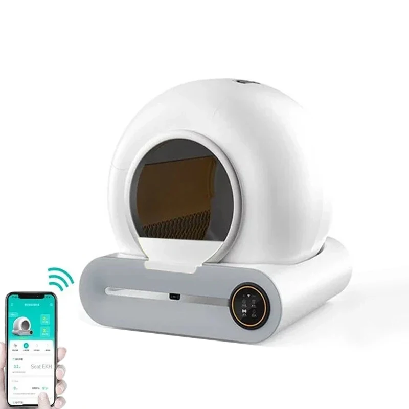 

Top Selling Pet Products Automatic Cat Litter Box APP Control 65L Intelligent Self-Cleaning Smart Cat Toliet Cat Products