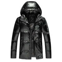 

Best Quality Mens Black Shiny Puffer Coat Long Down Jacket Grey Jacket Mens Down Parka