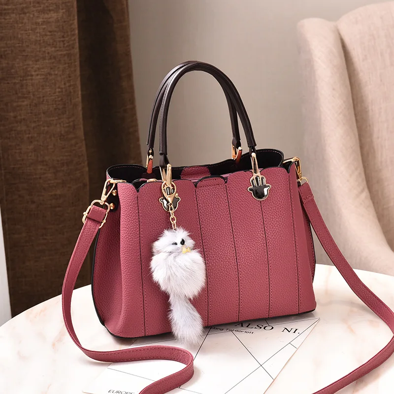 

Fashion New Design PU Leather Women Ladies Handbag, 6colors
