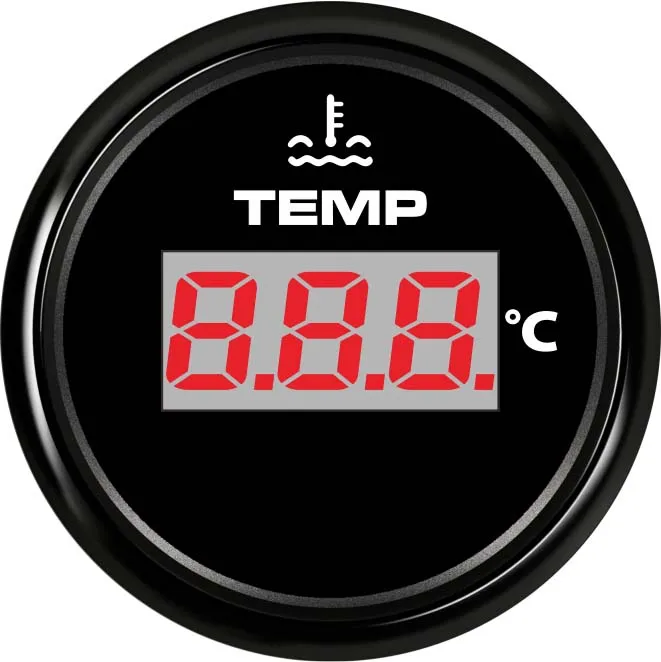 

Free Shipping ELING 52mm Digital Water Temperature Gauge 40-120 Degree 301-22ohm 12/24V