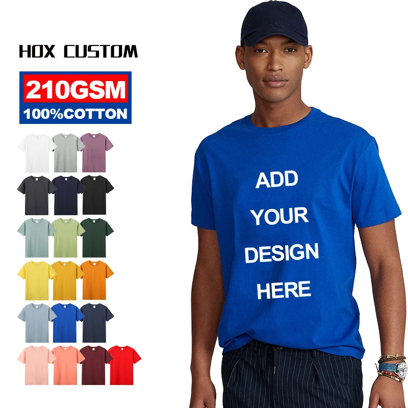 

Summer Wears Plain T Shirts 100% Cotton customize Casual Blank Printing custom Clothes for men designers with my logo