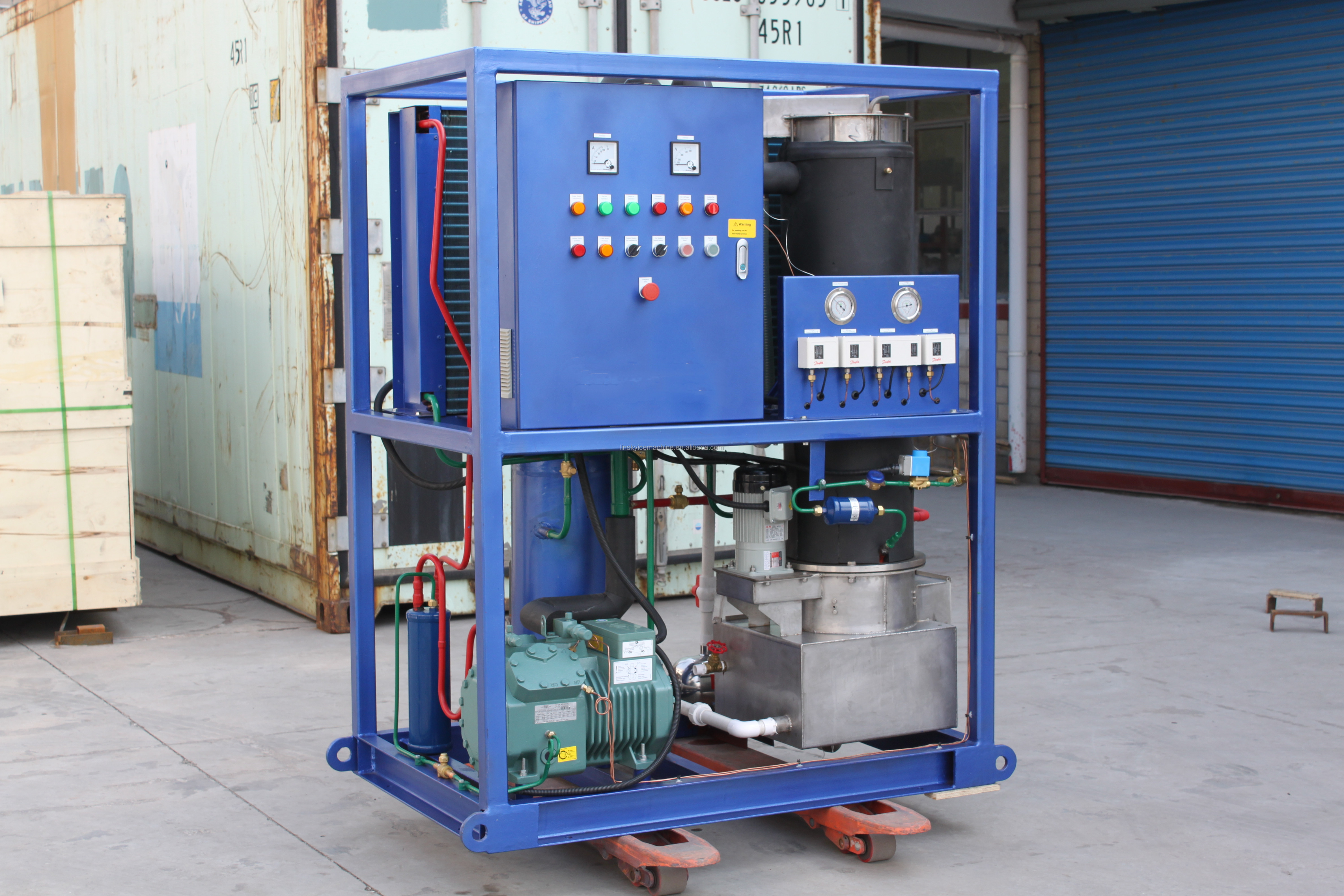 Philippines 2ton/day Tube Ice Making Machine Ce Linsky Ice Machine For