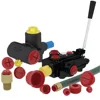 Pipe fitting male plastic thread plug for BSP UNF NPT Metric Straight Standard threads and hydraulic fittings