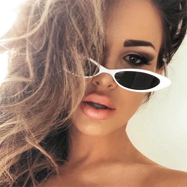 

SKYWAY Cheap Sunglasses Hot Selling Small Cat Eye Frame Oval Lens Women Sun Glasses Lentes De Sol Para Damas