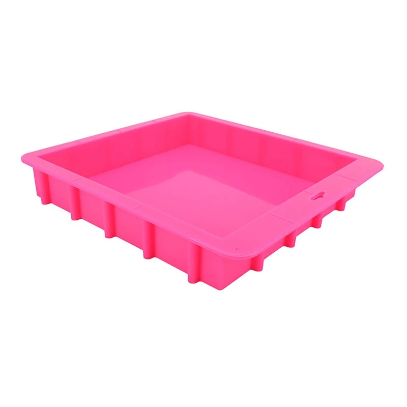 

Z0546 Large square shape Silicone toast cake mold DIY Silicone render plate handmade scented soap molds 3000ml