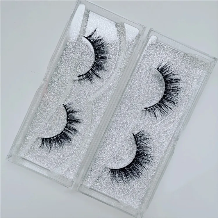 

cruelty free real 3d mink lashes private label wholesale full strip natural mink eyelashes with packaging box