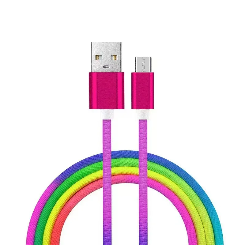 

Wholesale charging cable nylon braided aluminum alloy cable 3A fast charging usb data cable type C