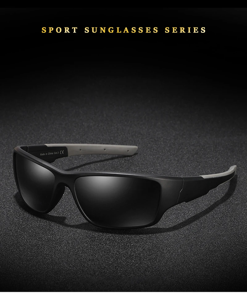 Classic male female unisex cycling driving sun glasses polarized sports sunglasses 2019