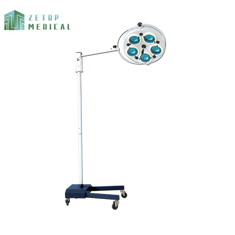 
ZT500III Mobile High Quality Mobile Medical Equipment Surgical Light operating Illuminating Lamp 