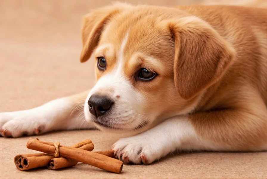 Veterinarian measuring safe cinnamon dosage for different dog sizes