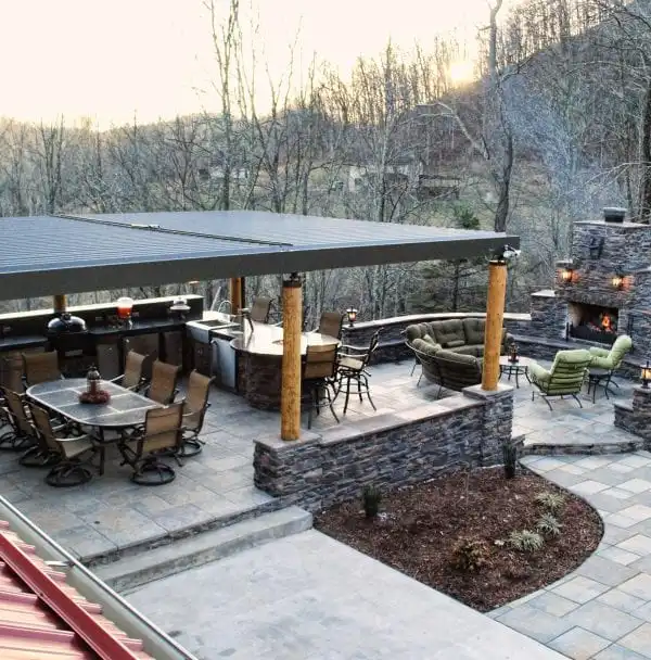

Lianhongbai material pergola safe and reliable, Customized colors