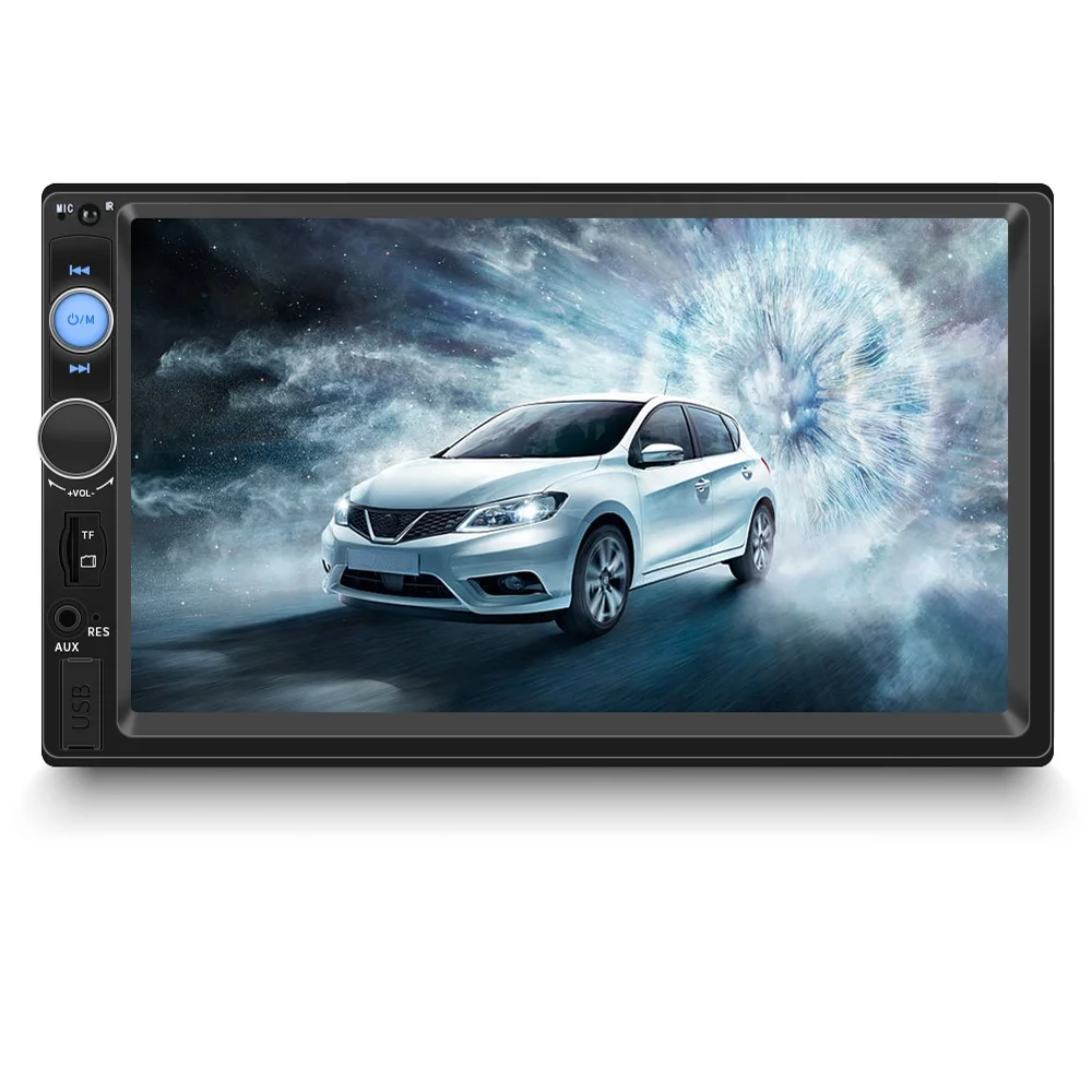 

Mekede 2 Din Car Video Player 7 inch Touch Screen Multimedia MP5 with BT FM Radio Player USB TF AUX Support