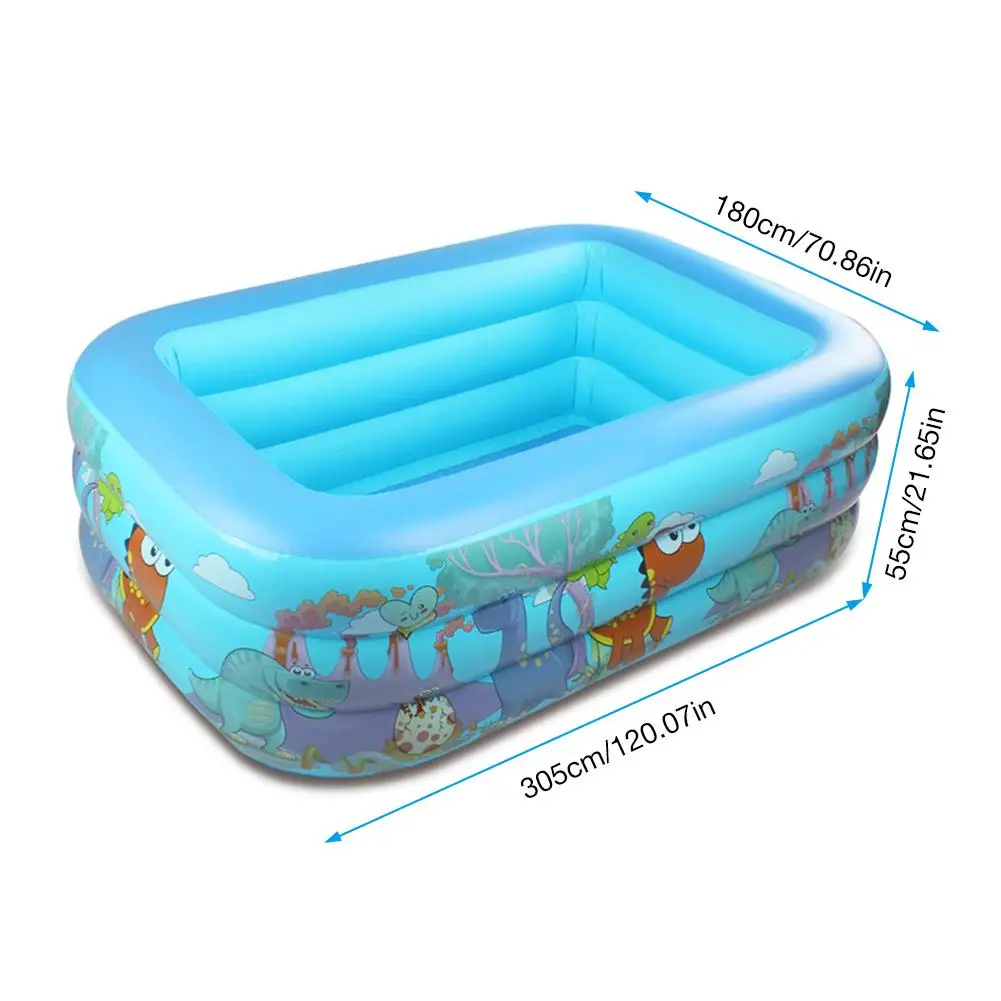 

Children Inflatable Swimming Pool Soft Bottom Independent Layered Airbag Thickened Inflatable Ocean Ball Paddling Pool New