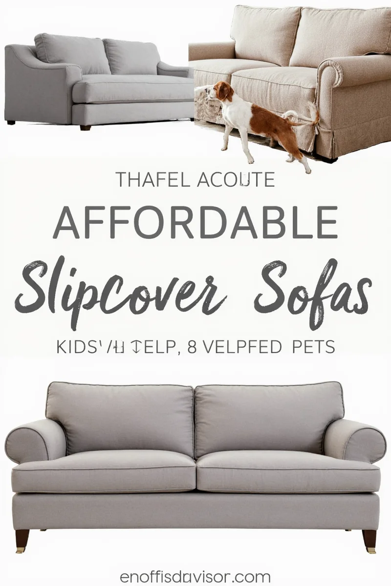 Wayfair Springhaven Linen Slipcover Sofa