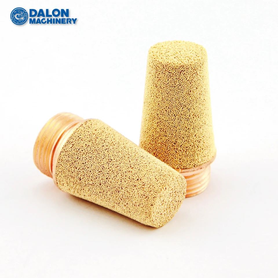 
BSP G NPT PT thread SC 1/8 bronze muffler pneumatic air silencer with brass thread 