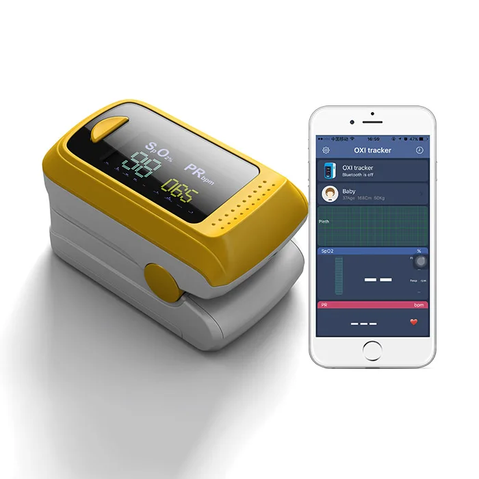 
Wireless high precision fingertip pulse oximetre/oximeter 