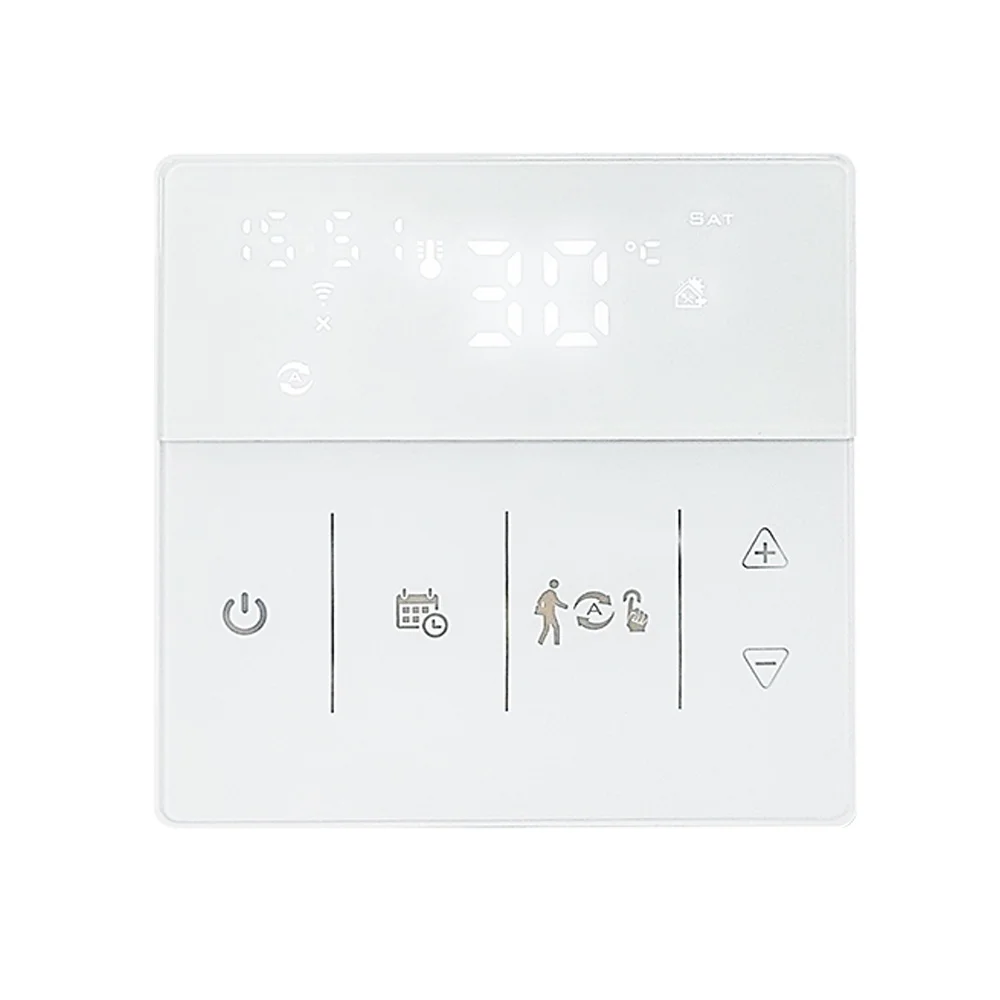 

WiFi Smart Thermostat Tmpereature Controller for Water/Electric floor Heating Water/Gas Boiler Works with Alexa Google Home