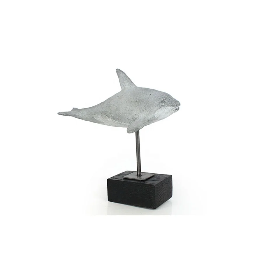 manufacturer custom resin shark accessories home decoration for living room supplier