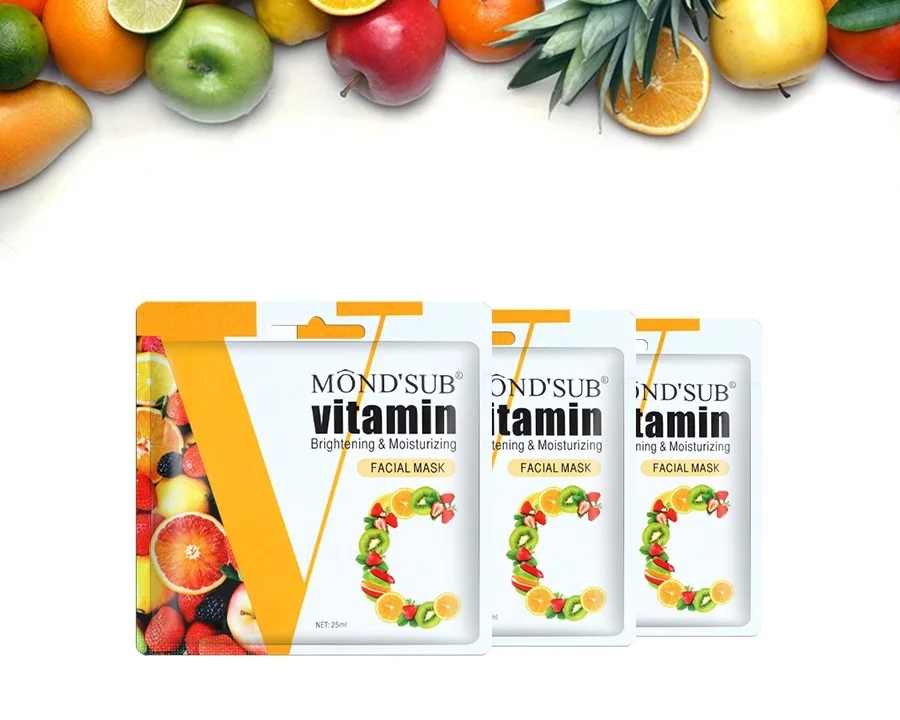 

Mond'sub Vitamin C brightening sheet mask non woven face sheet niacinamide whitening facial mask