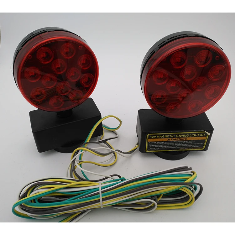 Tail Lights Red Led Plastic 12v Led Towing Light Kit