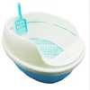Wholesale colorful cat litter box furniture large hooded cat litter box sift furniture toilet