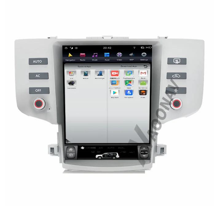 

AOONAV 12.1 inch car GPS Radio GPS navigation for TOYOTA Reiz 2005-2009 multimedia player vertical screen Android