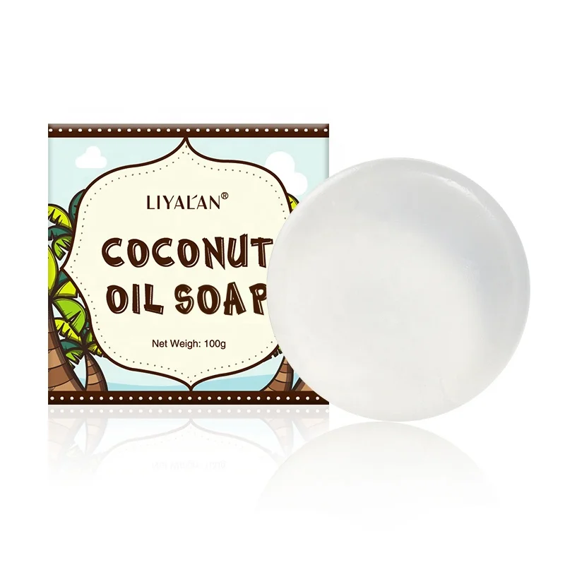 

Private Label Cleaning Whitening Face Toilet Soap Natural Organic Pure Coconut Oil Soap, Transparent