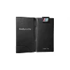 Black PU Leather Restaurant Check Bill Holder Folder