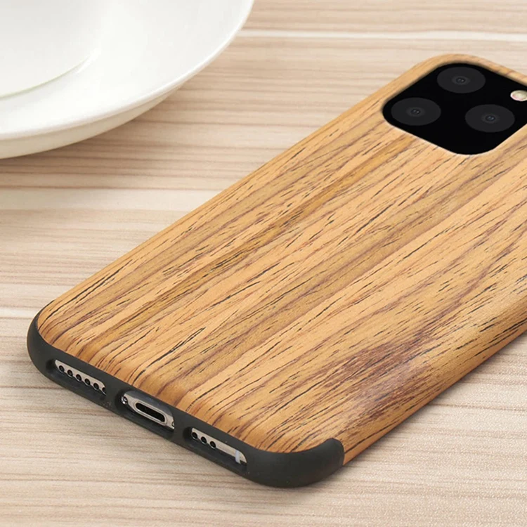 OTAO OEM Custom Design Wood Grain Mobile Phone Cover For iphone 11 Pro MAX XS XR X 7 8 Plus TPU Soft Phone Case Carcasa Celular