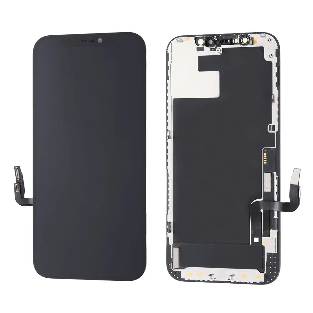 

Elekworld OEM OLED Screen for iPhone 12 12 Pro LCD Display Touch Screen Mobile Phone LCDs Soft Hard OLED Repair Parts