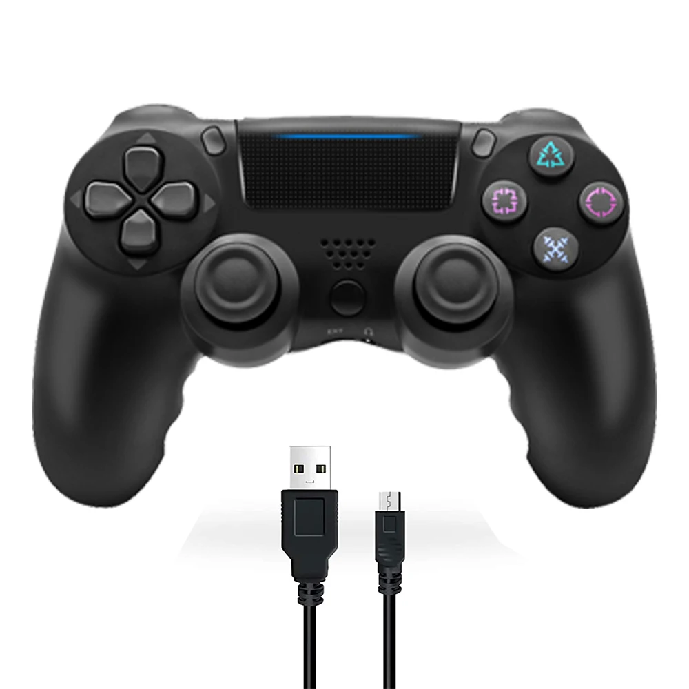

Hot Selling Wireless Game Handle Gamepad Wireless Joystick Game Controller, Black as your request